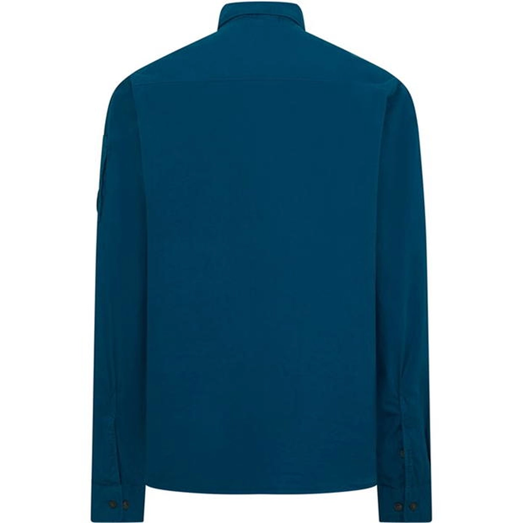CP Company Zipped Overshirt - Blue